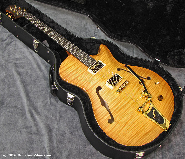 PRS SC-J Thinline, Vintage Natural, Extraordinary Flame Maple! Finish