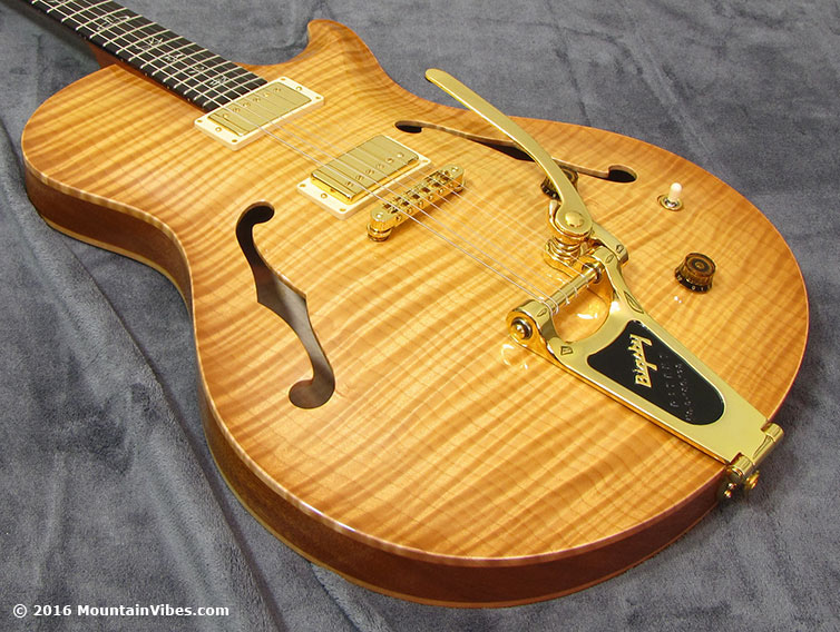 PRS SC-J Thinline, Vintage Natural, Extraordinary Flame Maple! Finish