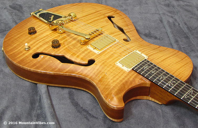 PRS SC-J Thinline, Vintage Natural, Extraordinary Flame Maple! Finish