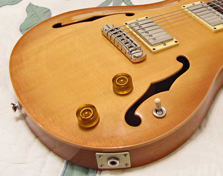 PRS Hollowbody Spruce, Birds, TonePros Bridge