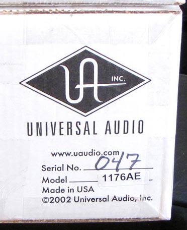 UA 1176AE Stereo Pair